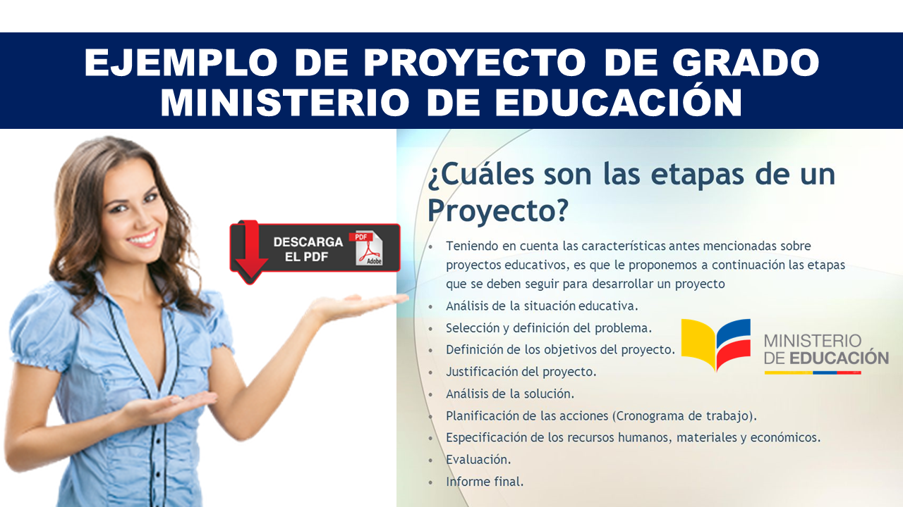 Ejemplo de Proyecto de Grado - Ministerio de Educación