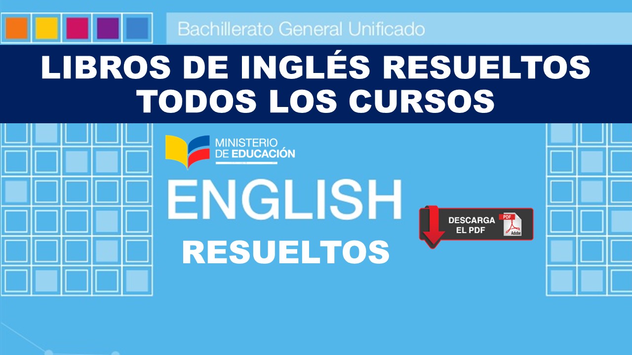 Libros de Inglés Resueltos - TODOS LOS CURSOS