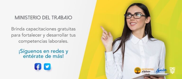 Inscríbete en las Capacitaciones Gratuitas del Ministerio de Trabajo